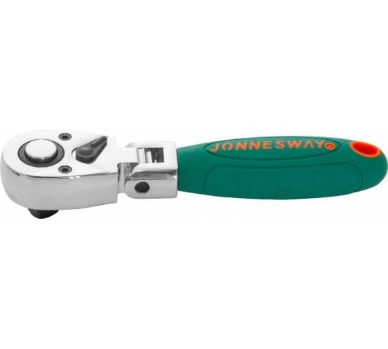 Изображение товара Трещоточная рукоятка Jonnesway R4204 укороченная, с шарниром 1/2 DR, 36 зубцов, 190 мм 46384
