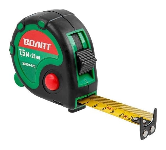 Изображение товара Рулетка ВОЛАТ 7,5 м 20070-725