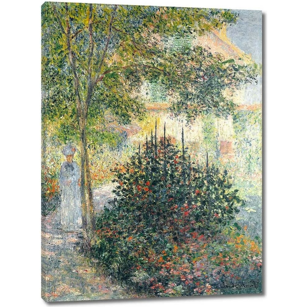 Изображение товара Картина репродукция Моне в саду в Аржантее 60x81 см в стиле классика