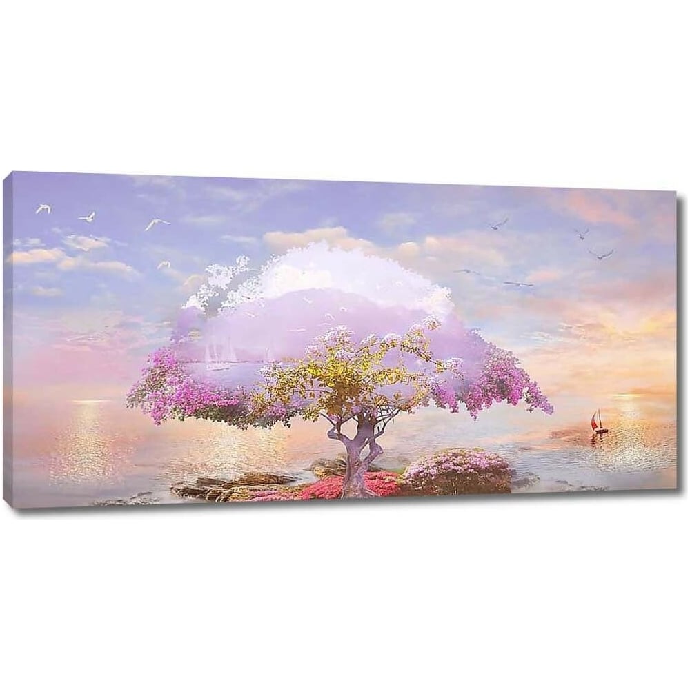 Изображение товара Картина Волшебное дерево на острове 115x58 см от Первое ателье