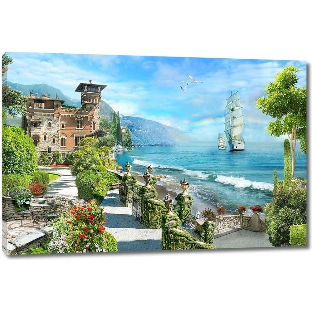 Изображение товара Картина на холсте морская тематика 115x77 см реалістичный стиль