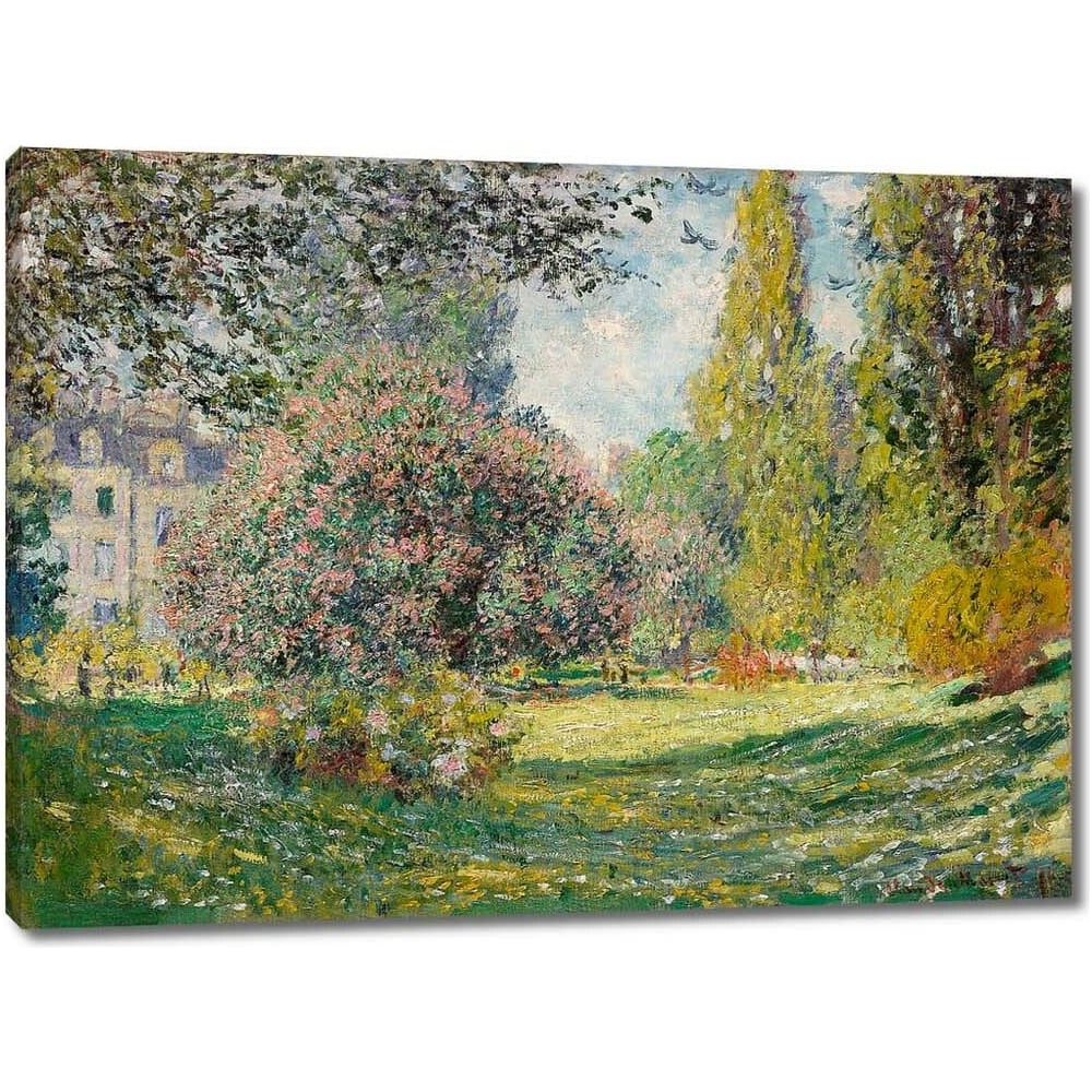 Изображение товара Картина-репродукция Пейзаж Парк Монсо 35x26 см на холсте без рамки