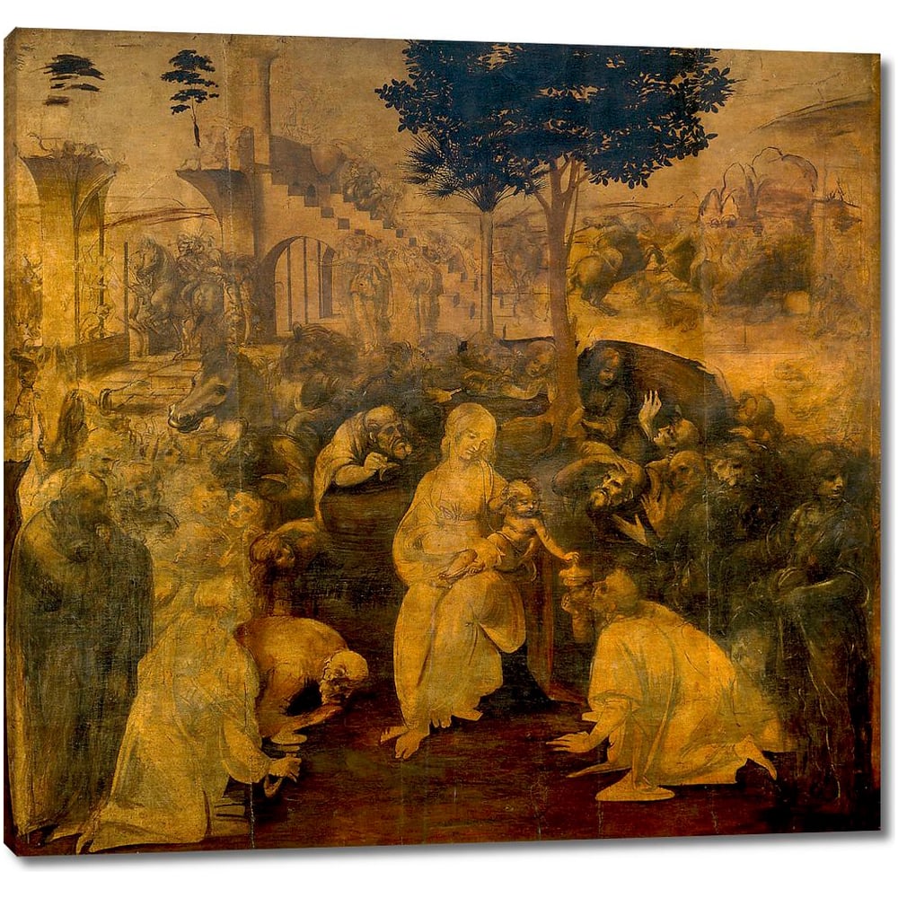 Изображение товара Картина-репродукция Поклонение волхвов 80x76 см