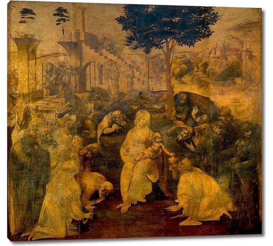 Изображение товара Картина-репродукция ООО Первое ателье Поклонение волхвов 80x76 см ps106098-4