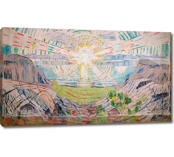 Изображение товара Картина-репродукция ООО Первое ателье Солнце 104x60 см ps139377-2