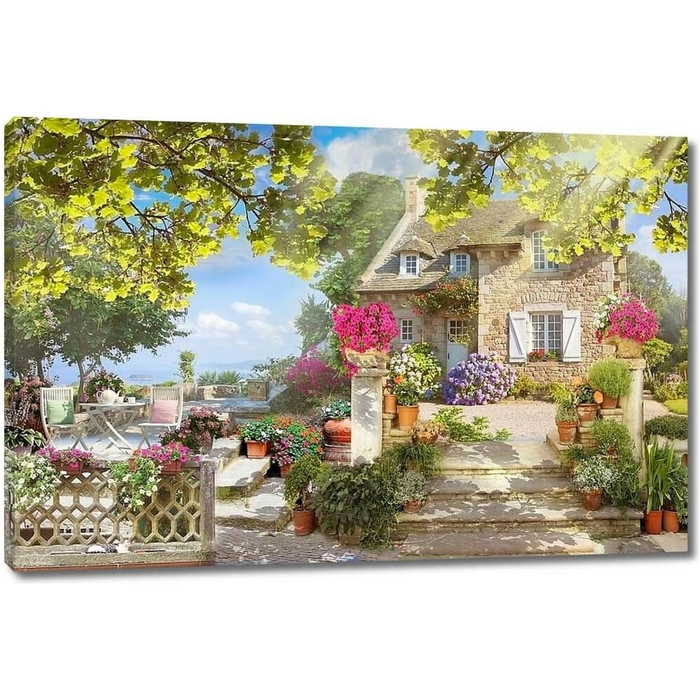 Изображение товара Картина на холсте Архитектура 115x77 см Первое ателье ps14421-5