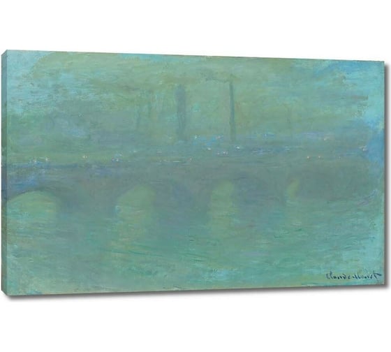 Изображение товара Картина-репродукция ООО Первое ателье Мост Ватерлоо, Лондон, в сумерках 80x51 см ps143126-4