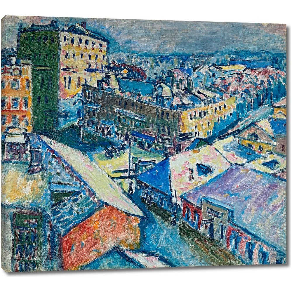 Изображение товара Картина-репродукция на холсте 35x32 см городская тематика