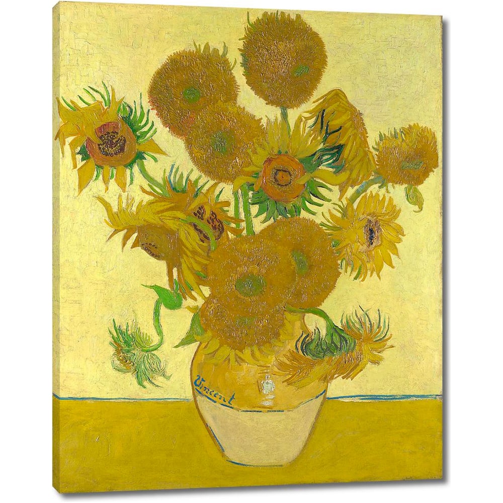 Изображение товара Картина-репродукция Подсолнухи Ван Гога 60x76 см