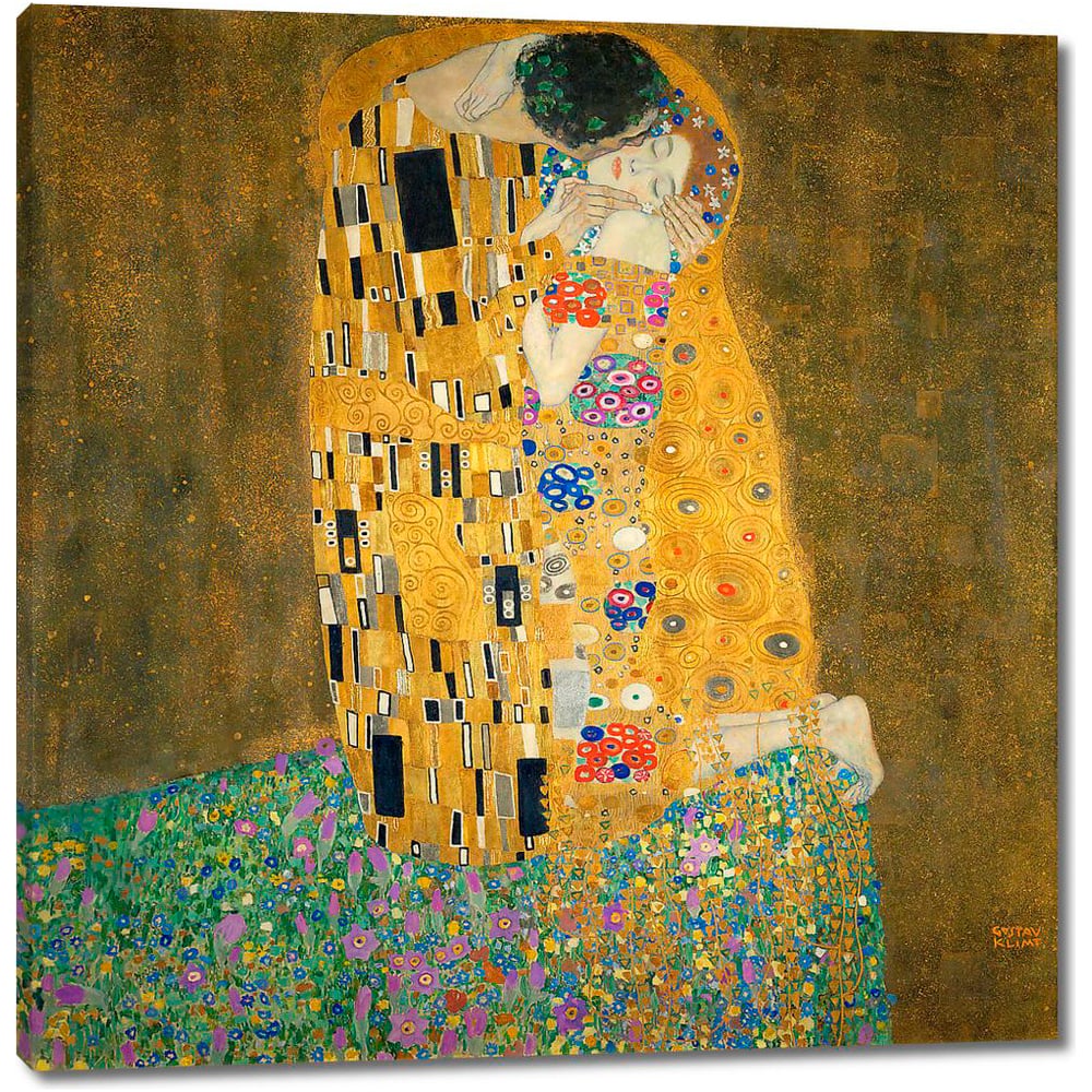 Изображение товара Картина-репродукция Поцелуй 59x60 см от Первое ателье