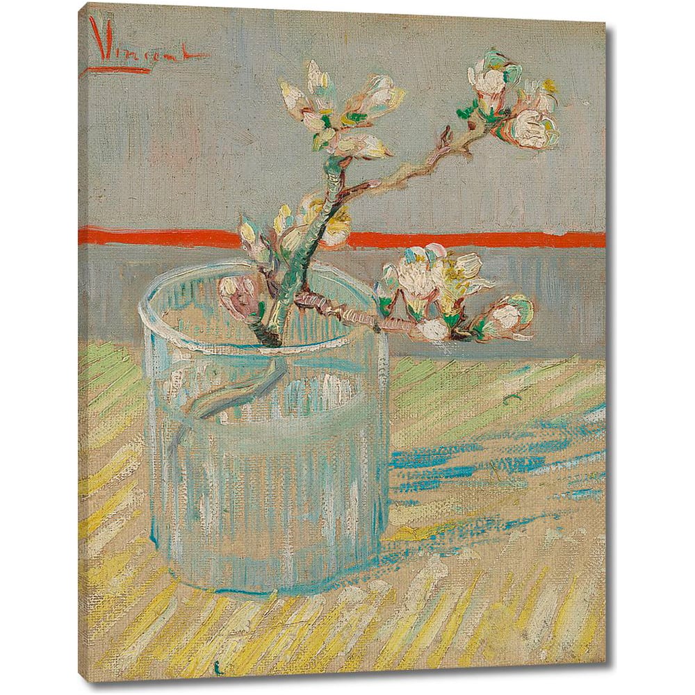 Изображение товара Картина-репродукция Ветвь цветущего миндаля 35x45 см на холсте