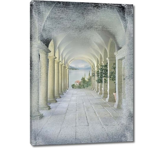 Изображение товара Картина ООО Первое ателье Веранда с множеством колонн 79x112 см ps28463-4