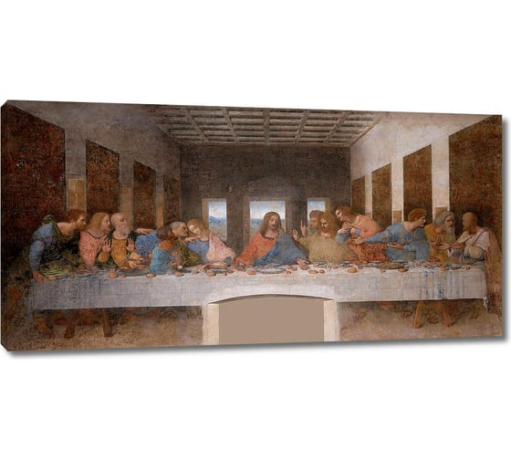 Изображение товара Картина-репродукция ООО Первое ателье Тайная вечеря 35x18 см ps139822-1