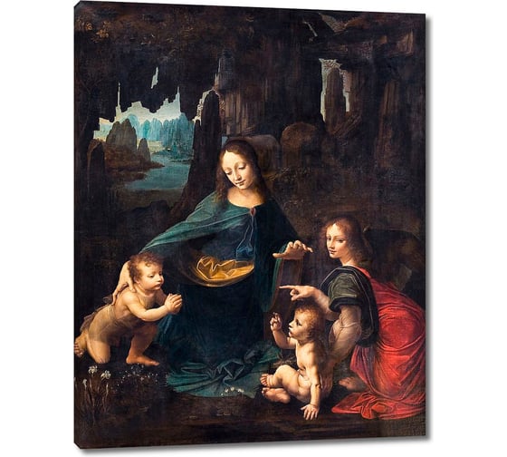 Изображение товара Картина-репродукция ООО Первое ателье Мадонна в скалах 47x60 см ps143063-2