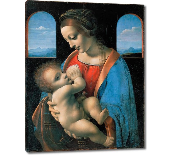 Изображение товара Картина-репродукция ООО Первое ателье Мадонна Литта 47x60 см ps139790-2