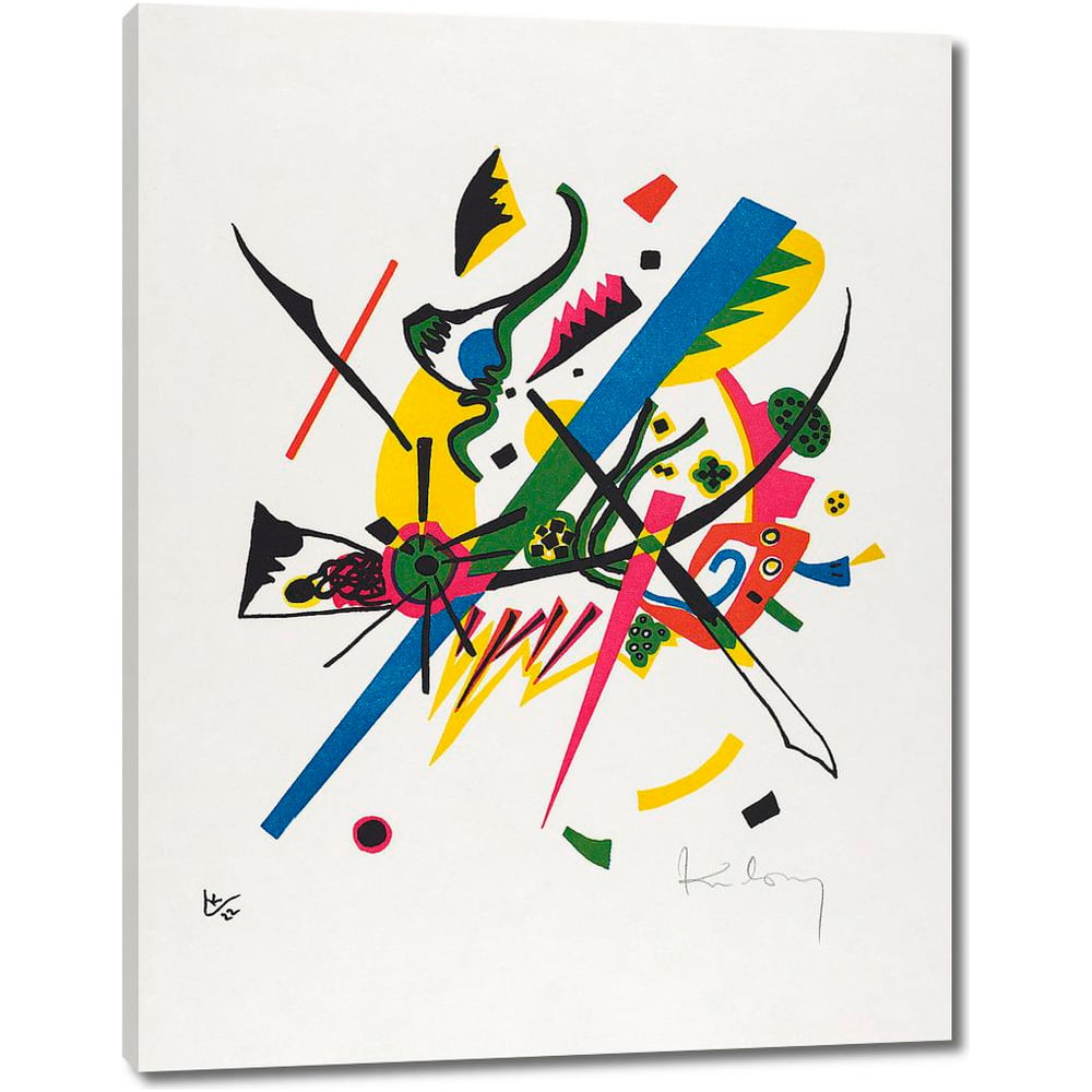 Изображение товара Картина-репродукция Маленькие миры на холсте 60x78 см абстракция