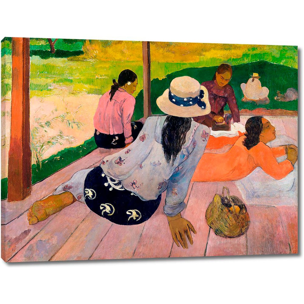 Изображение товара Картина-репродукция на холсте 80x61 см, стиль репродукция, розовый цвет