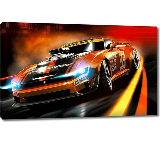Изображение товара Картина ООО Первое ателье Очень быстрая спортивная машина 115x72 см ps94949-5