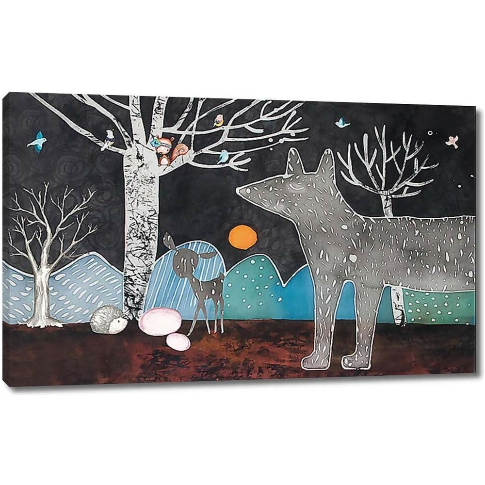 Изображение товара Картина на холсте сказочный лес 115x71 см от Первое ателье