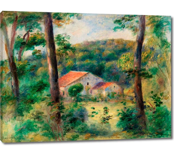 Изображение товара Картина-репродукция ООО Первое ателье Окрестности Бри 80x62 см ps111088-4