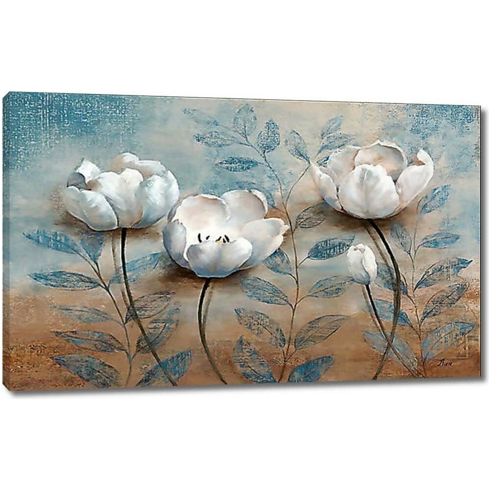 Изображение товара Объемные цветы Картина на холсте 115x71 см Первое ателье ps95096-5