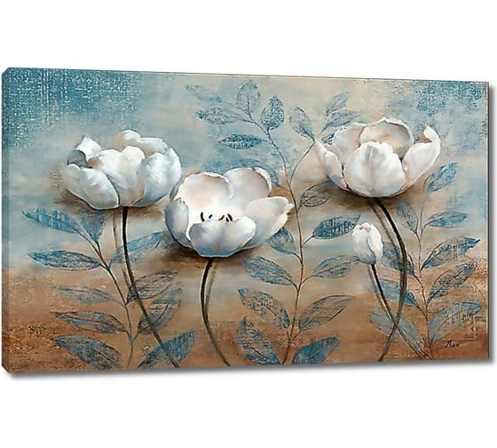 Изображение товара Картина ООО Первое ателье Объемные цветы 97x60 см ps95096-2