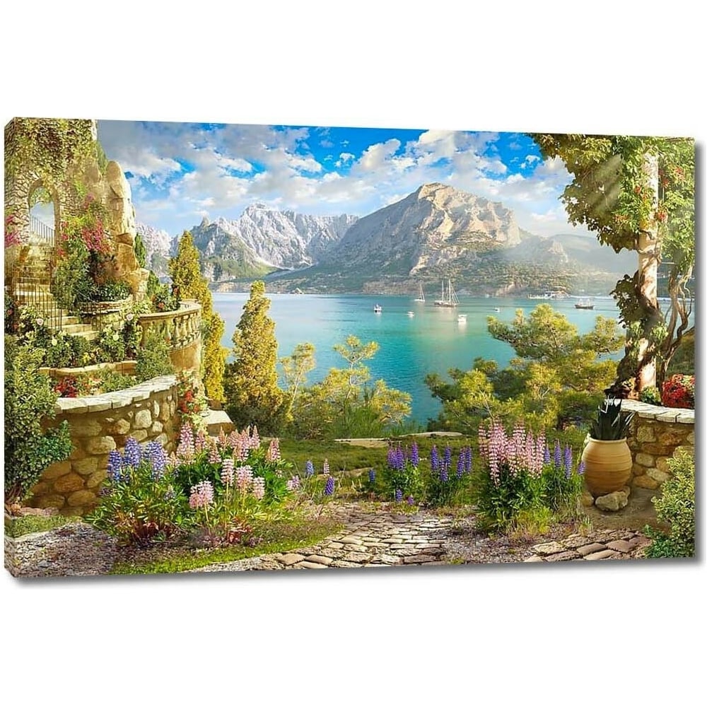 Изображение товара Картина на холсте с природной тематикой 90x60 см - стиль реализм