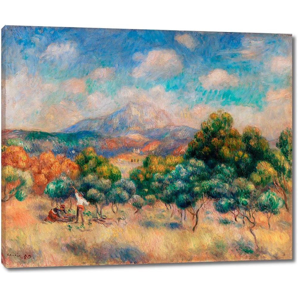 Изображение товара Репродукция картины на холсте 60x50 см Гора Сент-Виктуар для интерьера