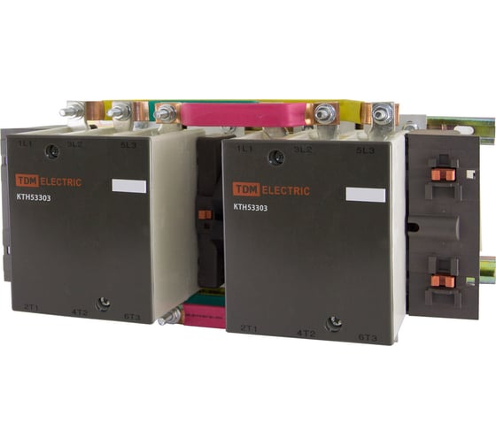 Изображение товара Контактор TDM КТН-53303 реверс 330А 400В/АС3 SQ0710-0033