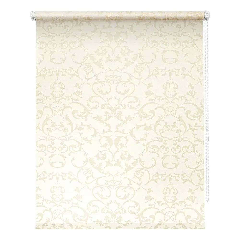 Изображение товара Рулонная штора УЮТ Дельфы 120x175 см бежевый классическая монтаж без сверления