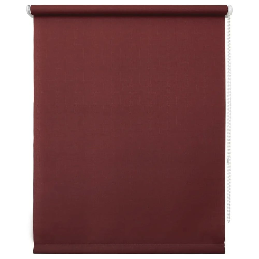 Изображение товара Рулонная штора УЮТ Шантунг 120x175 см красный современный механизм монтаж без сверления