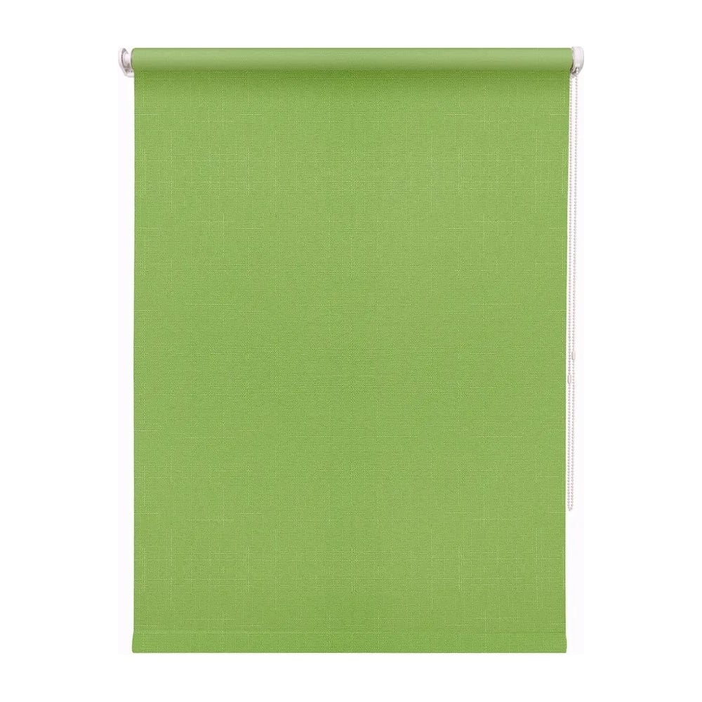 Изображение товара Рулонная штора УЮТ Шантунг 120x175 см зеленая современная защита от солнца мягкая ткань