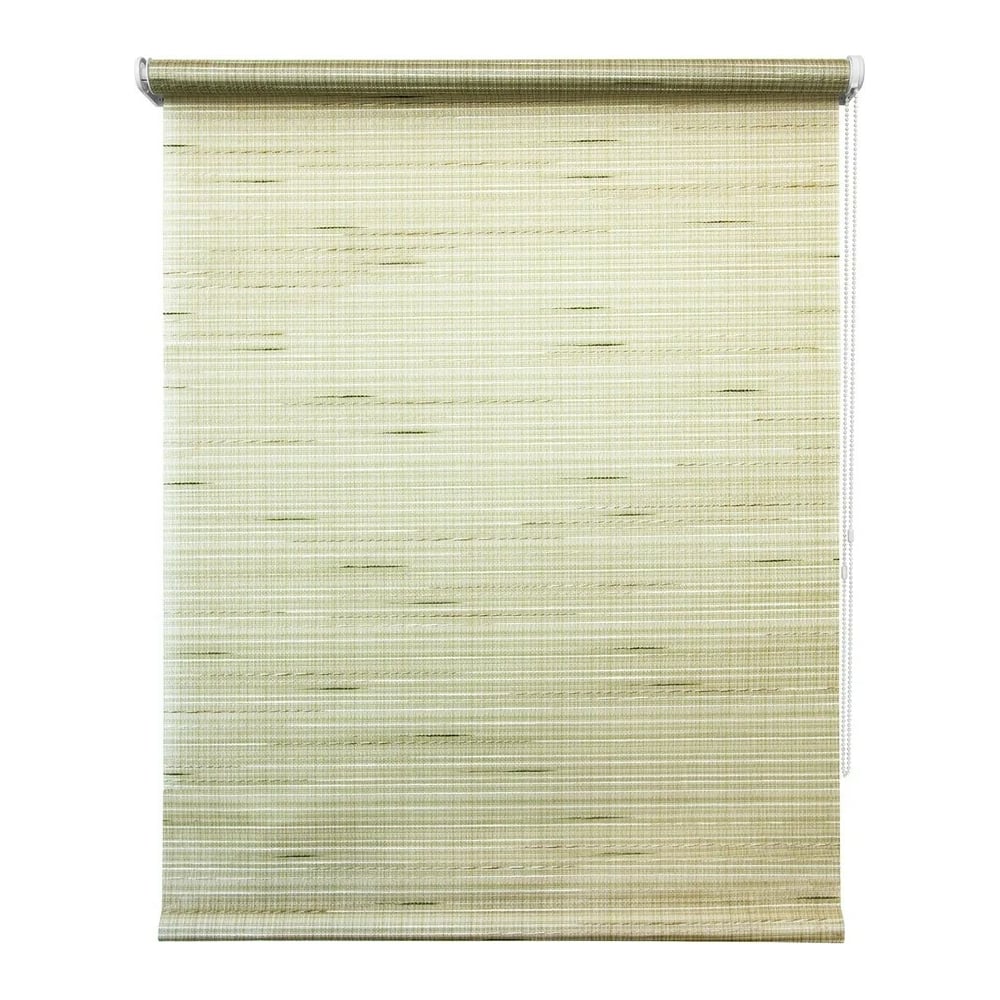 Изображение товара Рулонная штора УЮТ Рига 140x175 см зеленый современная монтаж без сверления