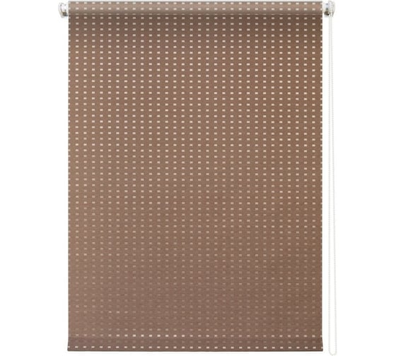 Изображение товара Рулонная штора УЮТ Плаза 57x175 см коричневый 2138027