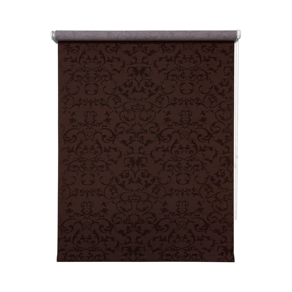 Изображение товара Рулонная штора УЮТ Дельфы 78x175 см темно-коричневая для интерьера