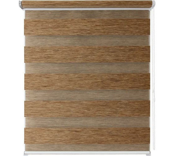 Изображение товара Штора УЮТ Д/Н Канзас 60x160 см коричневый 2093070