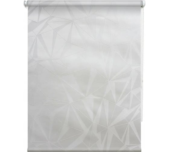 Изображение товара Рулонная штора УЮТ Грани 80x175 см светло-серый 2150238