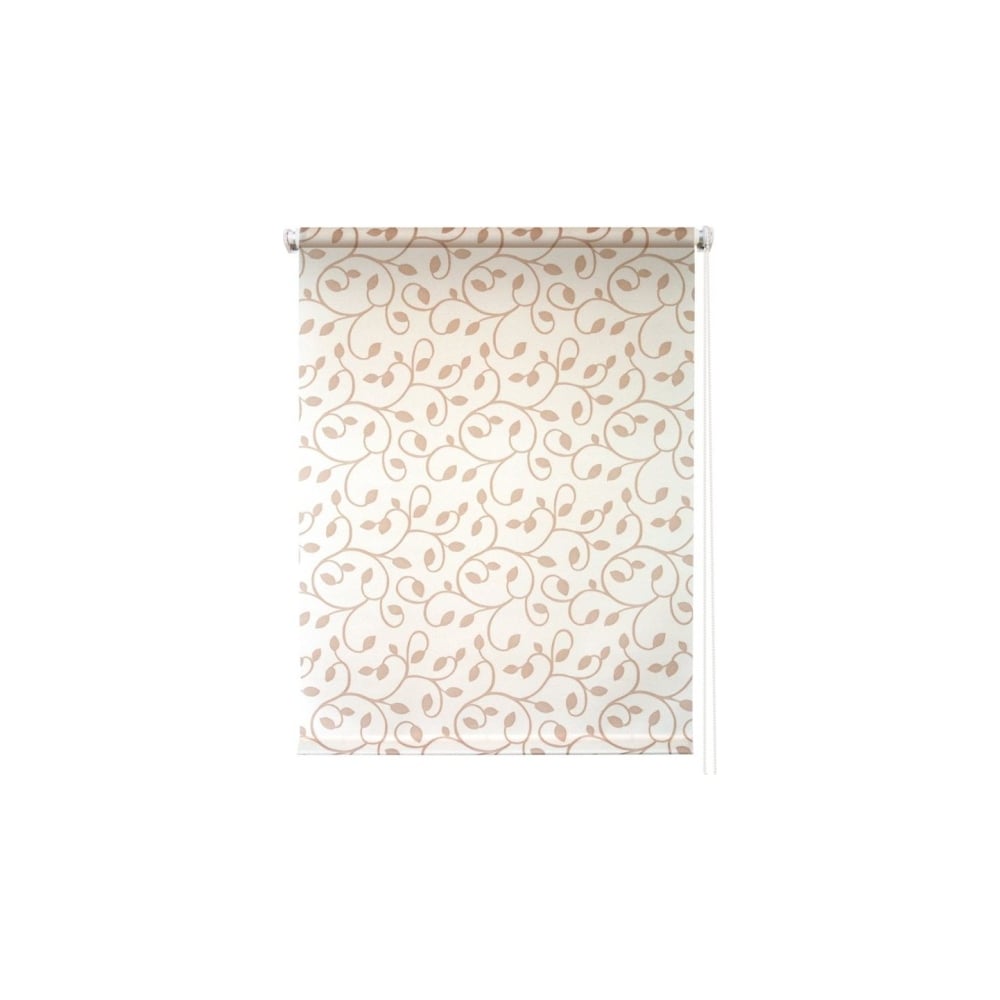 Изображение товара Рулонная штора УЮТ Вереск 80x175 см бежевый светозащита 50% современный стиль