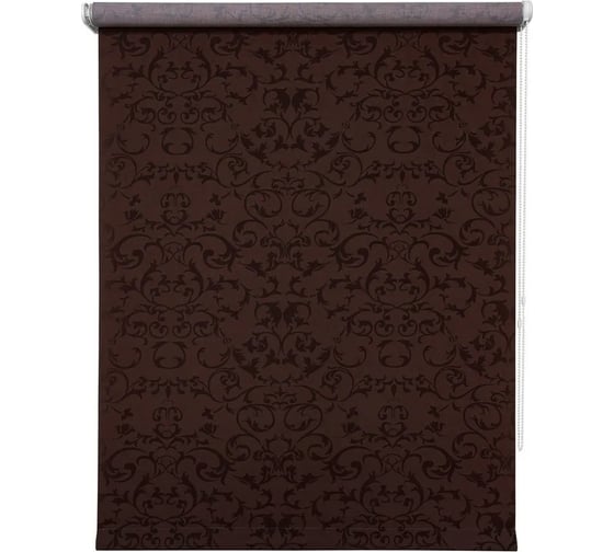Изображение товара Рулонная штора УЮТ Дельфы 52x175 см темно-коричневый 2144531