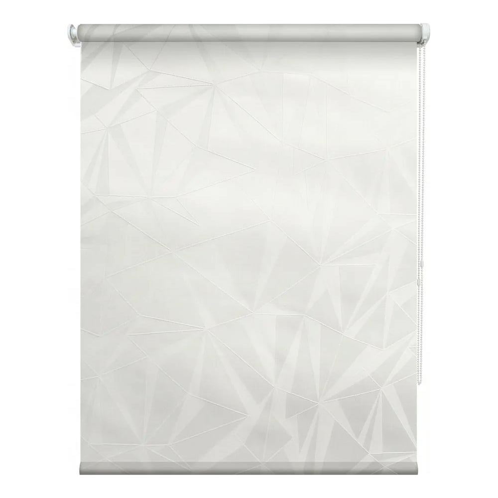 Изображение товара Рулонная штора УЮТ Грани 78x175 см белый современная монтаж без сверления