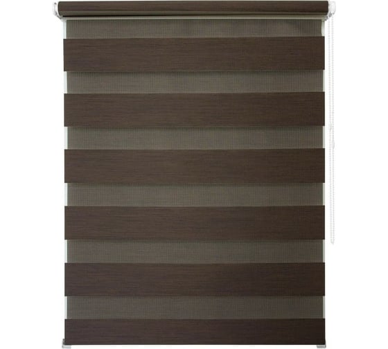 Изображение товара Штора УЮТ Д/Н Канзас 52x160 см шоколад 2138291