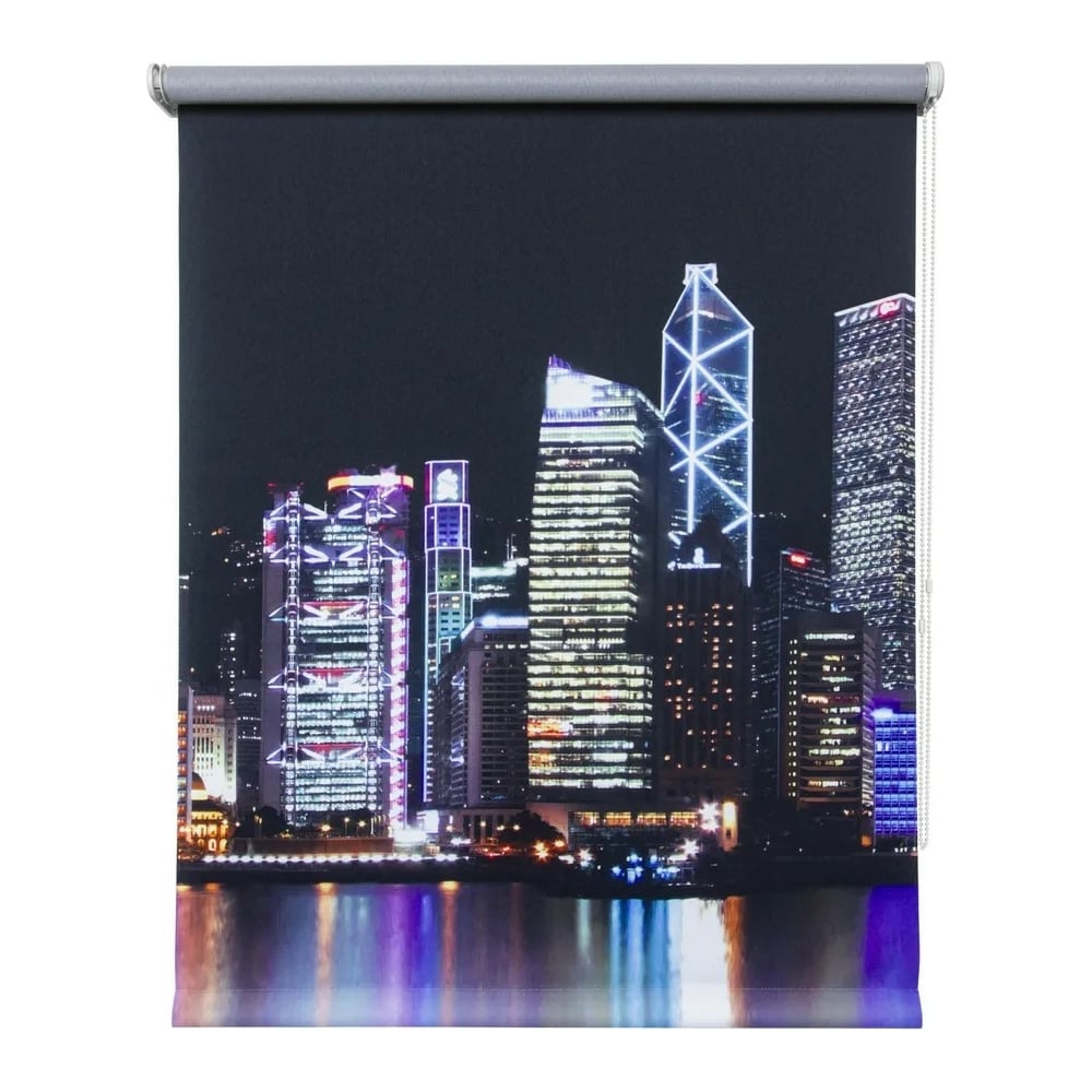 Изображение товара Рулонная штора УЮТ Сити 100x175 см ночь для современного интерьера