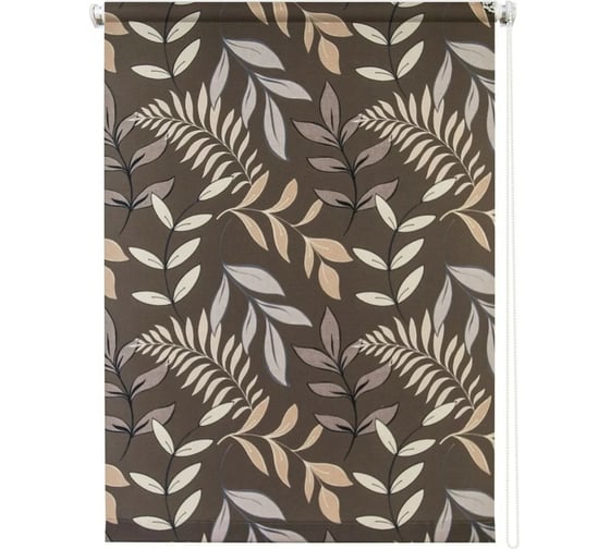 Изображение товара Штора УЮТ Купава 60x175 см коричневый 2098287