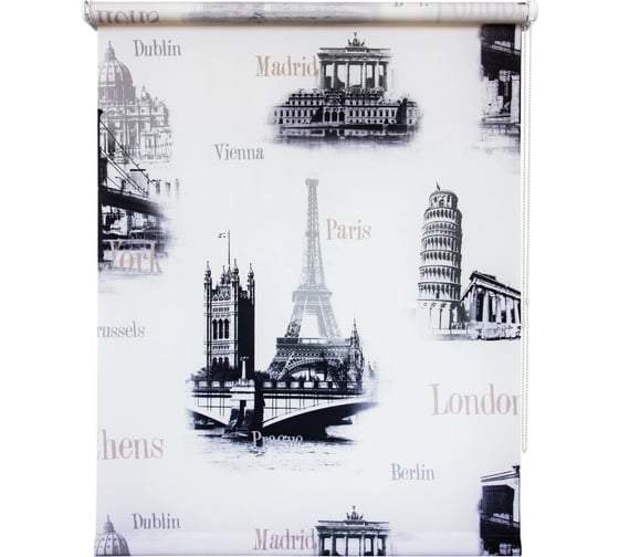 Изображение товара Штора УЮТ Глобал 70x175 см серый 2115802