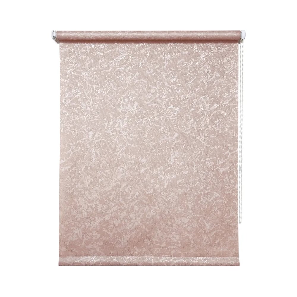 Изображение товара Рулонная штора УЮТ Фрост 67x175 пыльная роза с монтажом без сверления