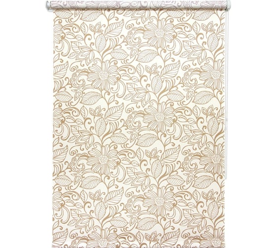 Изображение товара Штора УЮТ Ажур 50x175 см коричневый 2092248