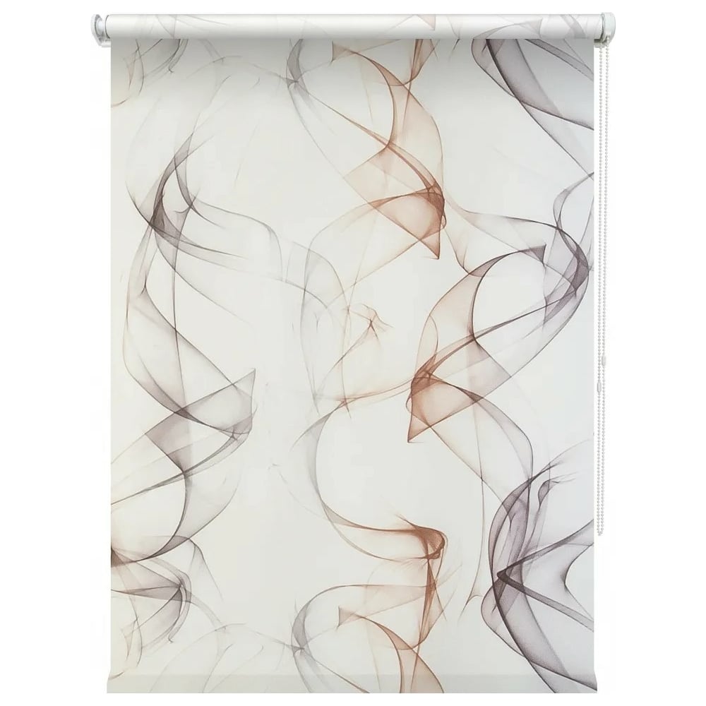 Изображение товара Рулонная штора УЮТ Смоки бежевый 100x175 см современная установка