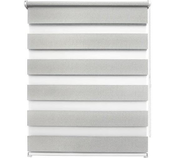 Изображение товара Рулонная штора УЮТ Сальса день/ночь, 40x160, серый 2145222