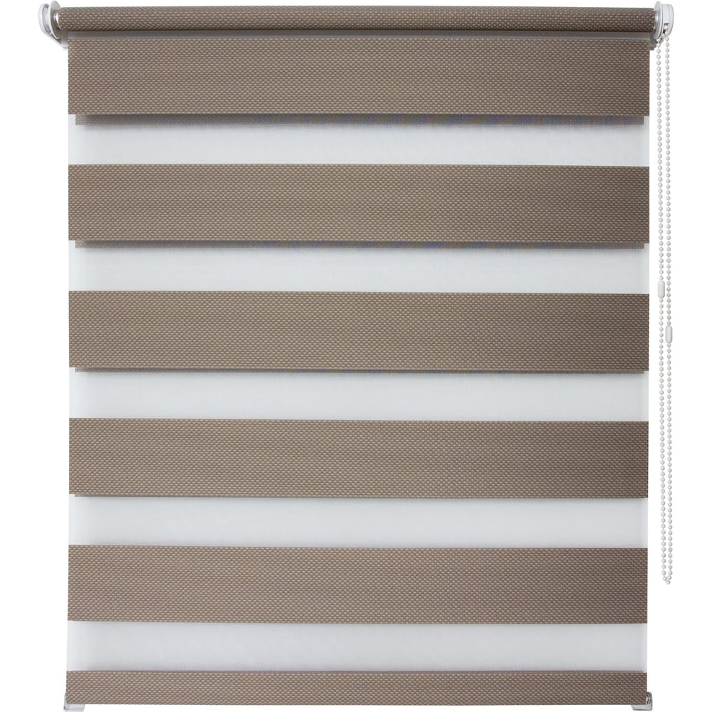 Изображение товара Рулонная штора УЮТ Тиссура день/ночь 80x160 ореховый - современное решение для ограничения света