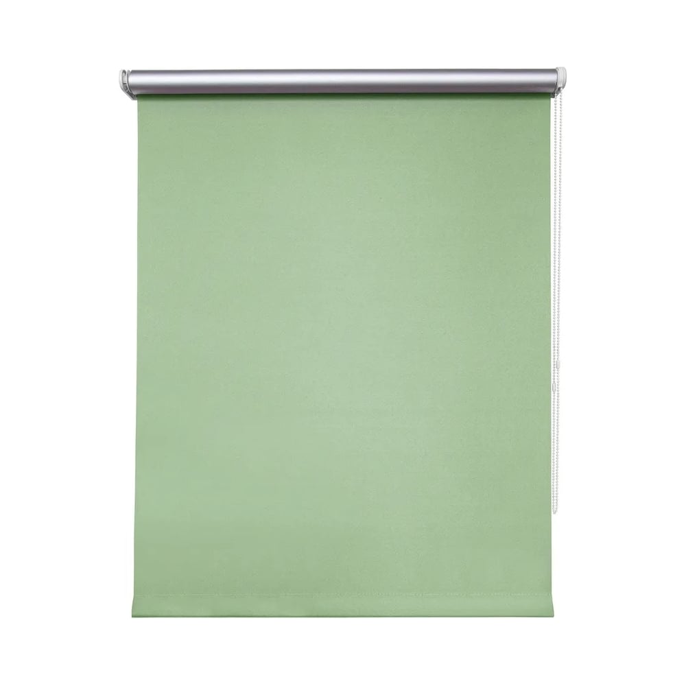 Изображение товара Рулонная штора УЮТ Сильвер 52x175 фисташковая, современный дизайн, монтаж без сверления